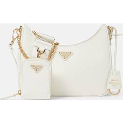 Prada Re-Edition 2005 Saffiano Leather Bag - White