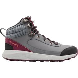 Columbia TRAILSTORM PEAK MID Trekking Und Wanderstiefel für Damen, Grau Ti Grey Steel x Marionberry