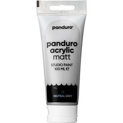 Panduro Panduro Acrylic akrylfärg, matt 100 ml – Neutral grey
