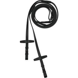 Horze Muswell lädertyglar med gummi Black P unisex
