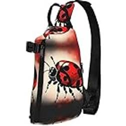 OdDdot Fanny Pack - Art Ladybug Tracks