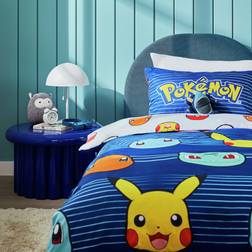 Pokémon Pokemon Blue Kids Bedding Set Single