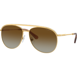 Swarovski Guld Solbriller - Gul