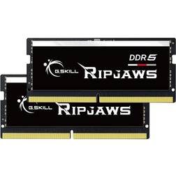 G.Skill G.Skill RipJaws DDR5 SO-DIMM Series Intel XMP 32GB 2 x 16GB 262-Pin DDR5 4800 CL34-34-34-76 1.10V Dual Channel Desktop Memory F5-4800S3434A16GA2-RS