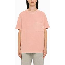 Autry Pink Crew Neck T Shirt With Pocket