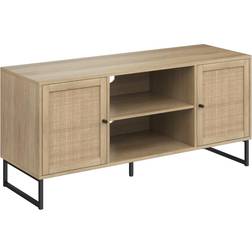 Nathan James ‎74101-2 Oak/Black TV Bench 47x22" 2