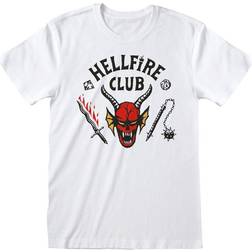 Stranger Things T-Shirt Hellfire Club Logo White