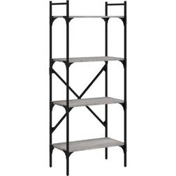 vidaXL 833341 Grey Sonoma Scaffale per libri 138.5cm