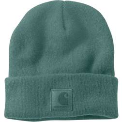Carhartt Strikhue Skiffer Grøn Modekompagniet.dk