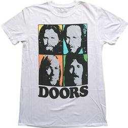 ROCK OFF The doors colour box white t-shirt