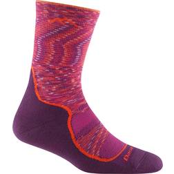 Darn Tough Light Hiker Micro Crew Leichte Socken mit Kissen Stil 1967 Lunar Pink