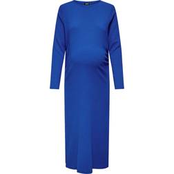 Only Mama O-hals Midi Kjole Blue/Surf the Web