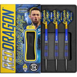 Red Dragon Luke Humphries TX Series Premium Tungsten Darts Set with Flights & Stems