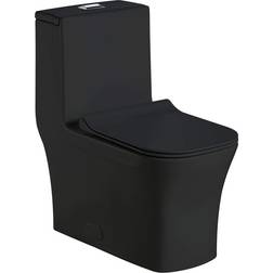 Fine Fixtures Fine Fixtures Dual-Flush Elongated One-Piece Toilet with High Efficiency Flush