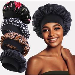 Shein 4pcs Women's Wide Brim Bonnets, Suitable For Daily Use In Multiple Colors