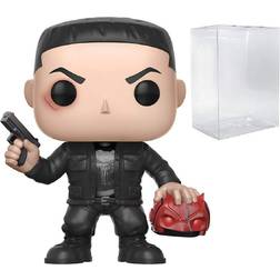 Funko Funko Pop! Marvel: Netflix Daredevil Punisher Chase Variant Limited Edition Vinyl Figure Bundled with Pop Box Protector Case