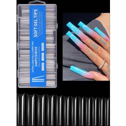 Shein No C Curve Clear Nail Tips Extra Long - 3XL 7.3ml