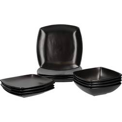 Mikasa Tops 5149357 Raven Black Dinner Set