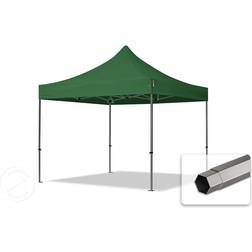 Toolport 3 x 3 m Snabbtält Premium Stål Mörkgrön