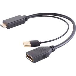 Shiverpeaks han DisplayPort hun adapter 4K/30Hz