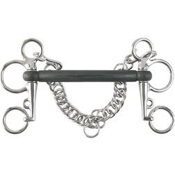 Horze Mullen Mouth Pelham Rubber Bit