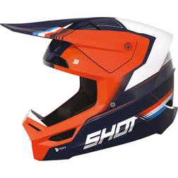 Shot FURIOUS TRACER KID Helm glanz neon orange 53-54cm