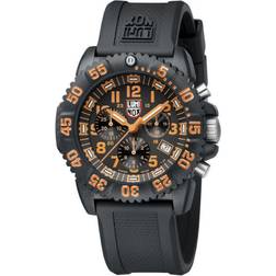 Luminox Navy Seal Colormark 3080 Series Herrenchronograph in Schwarz A3089 schwarz schwarz