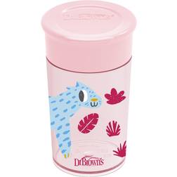 Dr. Brown's 360 Tumlare Utan Pip Rosa Hand 300ml