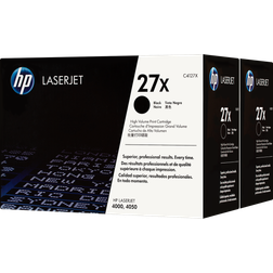 HP 27X Print Toner Black Dual Pack LaserJet 4000