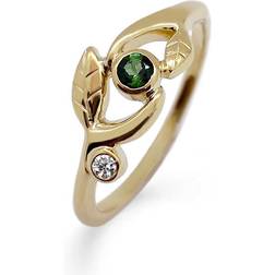 Lind 2023 Year Ring - Gold/Green/Diamond