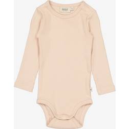 Wheat Long Sleeve Rib Body - Rose Dust