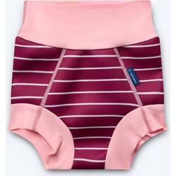 Watery blebadebukser til børn Neoprene Swim Nappy Nordic Pink Stripes Testvinder 0-3 mdr