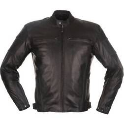 Modeka ruven gr. motorrad jacke leder mit protektoren retro Schwarz Herren