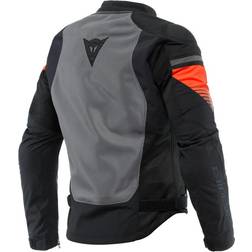Dainese AIR FAST Textiljacke schwarz-grau-fluo rot
