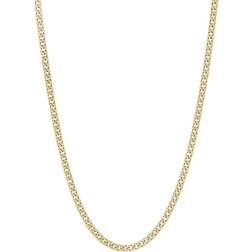 GLD Micro Cuban Chain Necklace 3mm - Gold