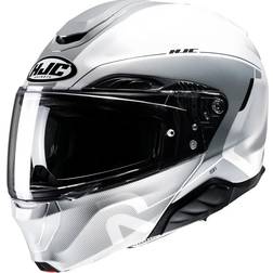 HJC RPHA Combust Casco, grigio-bianco, dimensione per uomo