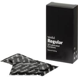 Sinful Regular Kondomer 10 stk Klar