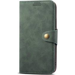 MAULUND iPhone 13 Kunstlæder Cover m. Pung Grøn