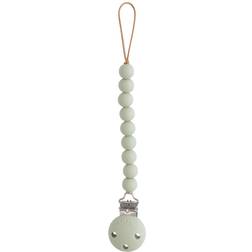 Mushie 100% Silicone Baby Pacifier Clip BPA Free Hera Sage