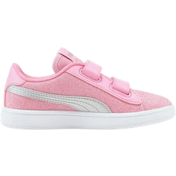 Puma Smash v2 Glitz Glam V - Prism Pink/Silver