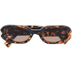 Marcelo Burlon Nire Solbriller Acetat - Brun