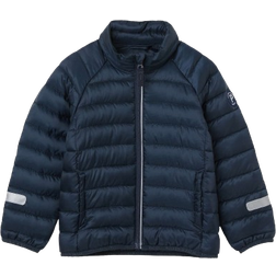 Polarn O. Pyret Kid's Water Resistant Puffer Jacket - Dark Blue (60600183-483)