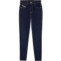 Diesel 1984 Slandy High Super Skinny Jeans - Blu Scuro