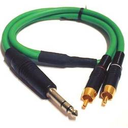 Omnitronic 6.3mm - 2x RCA M-M