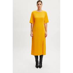 Gestuz MelbaGZ Long Dress Flame Orange