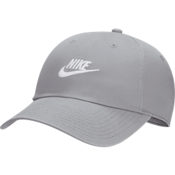 Nike Club Unstructured Futura Wash Cap - Particle Grey/White