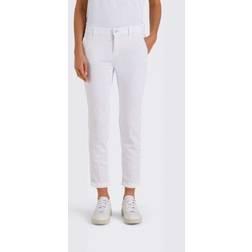 MAC Jeans Chino Turn Up Bukser - White