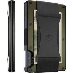 The Ridge Aluminum Matte Olive RFID-Blocking Wallet Strap - Green