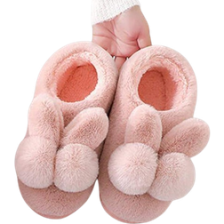 Shein Women's Cute Plush Rabbit Anti-skid Indoor Slippers