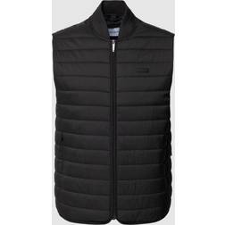 Calvin Klein Quilted Vest Black Black, 2Xl, Men Black